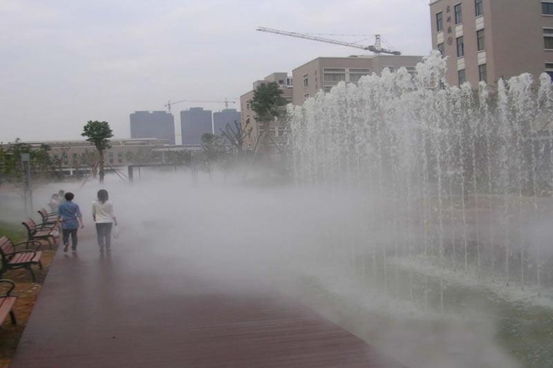 冷雾造景